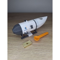 Submersible Titan plongeant au sel