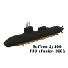 Fichiers 3D F3D Suffren 1/100 + decalcomanies