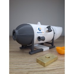 Submersible Titan plongeant au sel