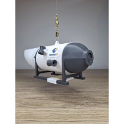 Submersible Titan plongeant au sel