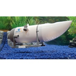 Submersible Titan plongeant au sel